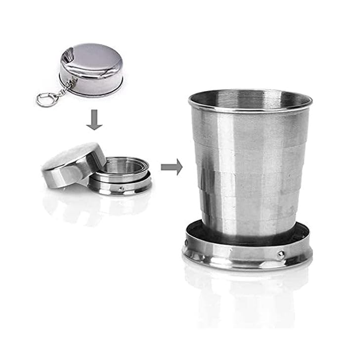 Foldable Stainless Steel Glass