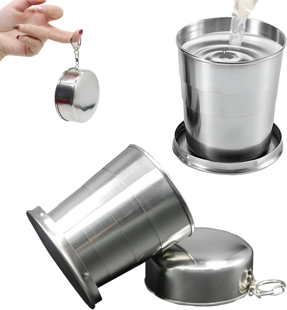 Foldable Stainless Steel Glass