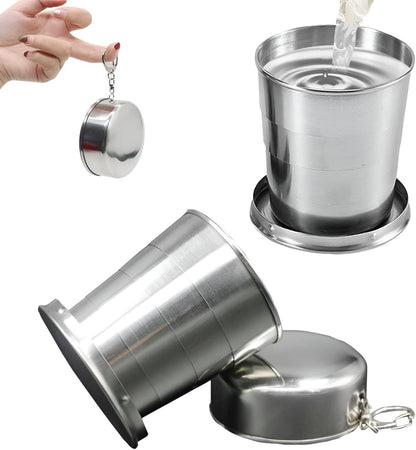 Foldable Stainless Steel Glass